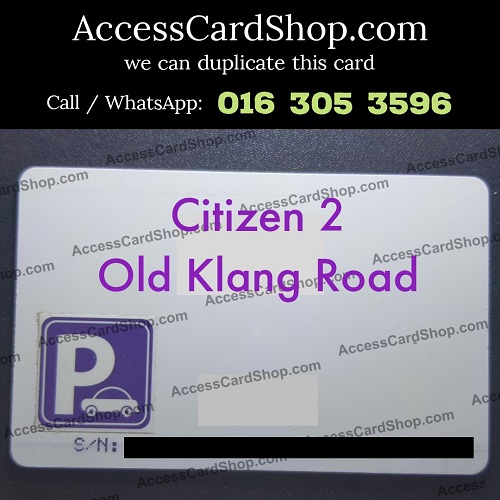 Citizen 2 Residences @ Old Klang Road Access Card