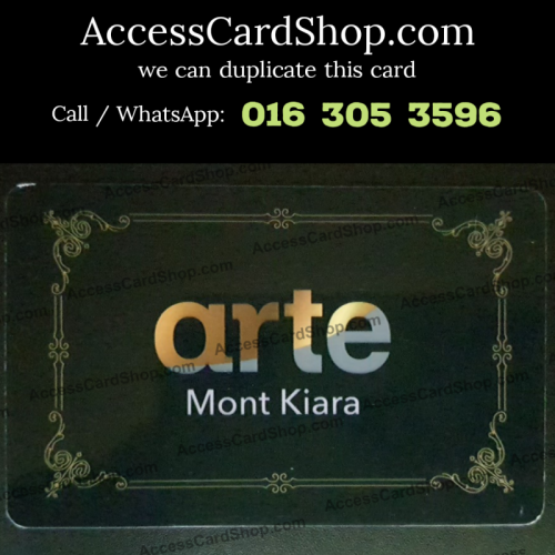 Duplicate Arte Mont Kiara Car Parking Lift Lobby Door Access Card