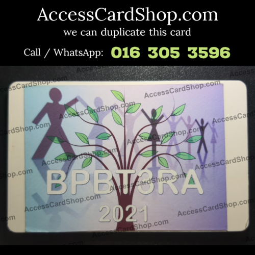 Duplicate Bandar Parklands (BPBT3RA) Bukit Tinggi Klang Car Parking Access Card