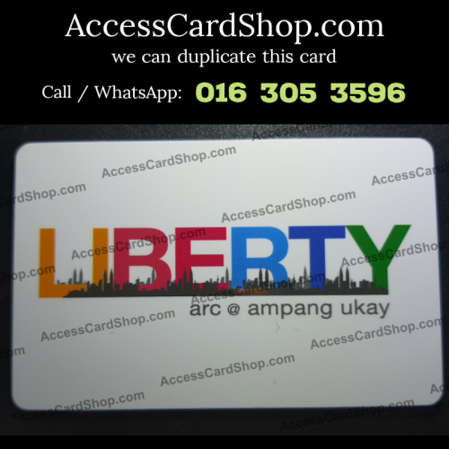 Duplicate Liberty ARC @ Ampang Ukay Ampang Car Parking Lift Lobby Door Access Card