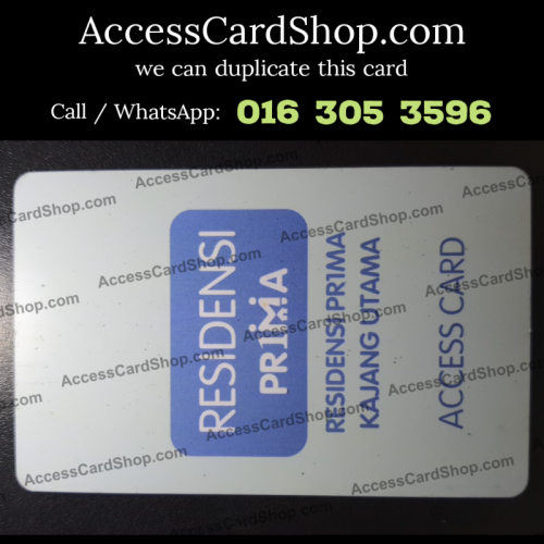 Duplicate Residensi Prima (Pr1ma) Kajang Utama Car Parking Access Card
