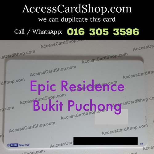 Epic Residence at Bukit Puchong Access Card