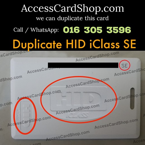 HID iClass SE Access Card