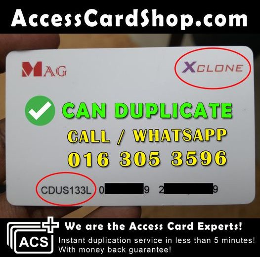 Duplicate Fortune Perdana Kepong Lift Lobby Door Access Card