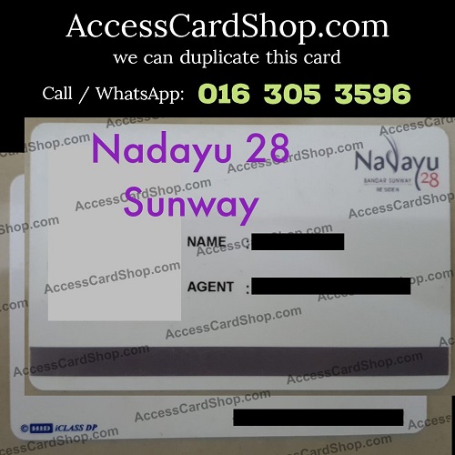 Nadayu28 Residences @ Bandar Sunway Subang Jaya Access Card