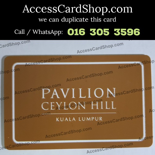Pavilion Ceylon Hill @ Kuala Lumpur Access Card