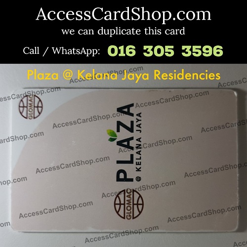 Plaza @ Kelana Jaya Residencies at Kelana Jaya Selangor Access Card
