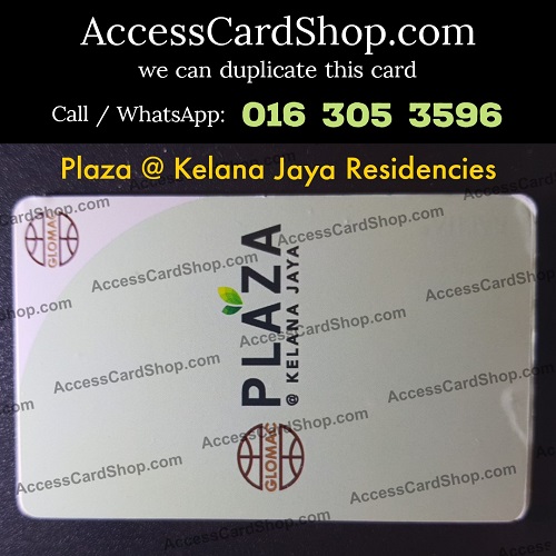 Plaza @ Kelana Jaya Residencies at Kelana Jaya Selangor Access Card