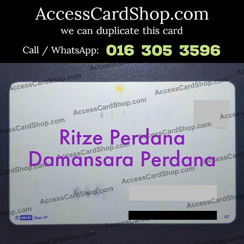 Ritze Perdana at Damansara Perdana KL Access Card