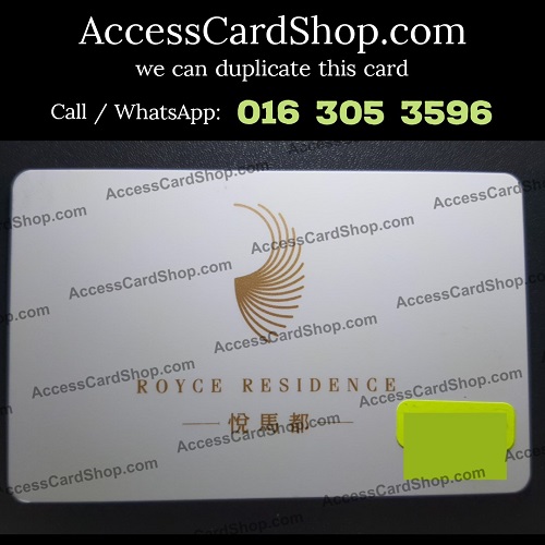 Royce Residence KLCC @ KL Access Card