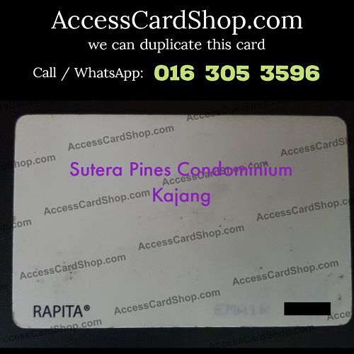 Sutera Pines Condominium @ Kajang Access Card