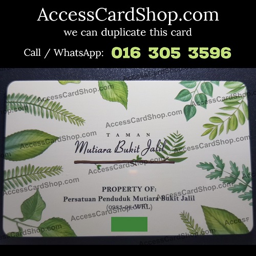 TAMAN MUTIARA BUKIT JALIL Access Card