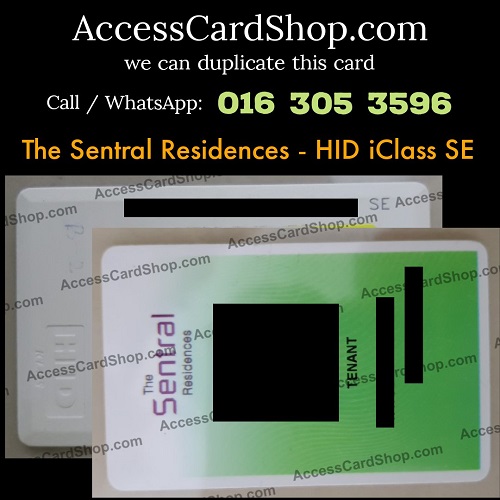 The Sentral Residences @ KL Sentral Access Card
