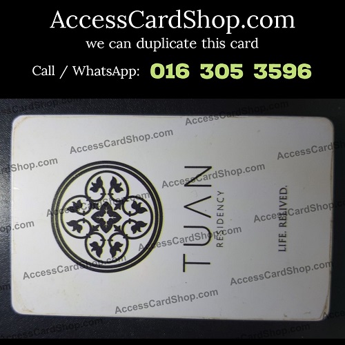 This is a master card. This is used for car parking barrier gate access and lift or lobby door touch access. We can duplicate it! We can help you to duplicate it and confirmed will work. We give you 100% money back guarantee for 1 week. If your card is also the same type, do contact us and we guarantee your card can be duplicated.