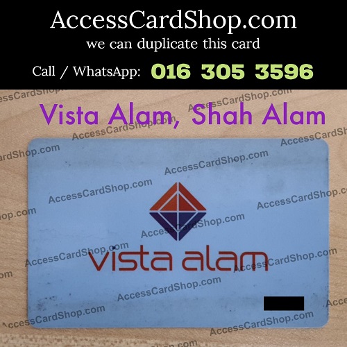 VISTA ALAM SERVICED APARTMENT at Shah Alam Selangor Access Card