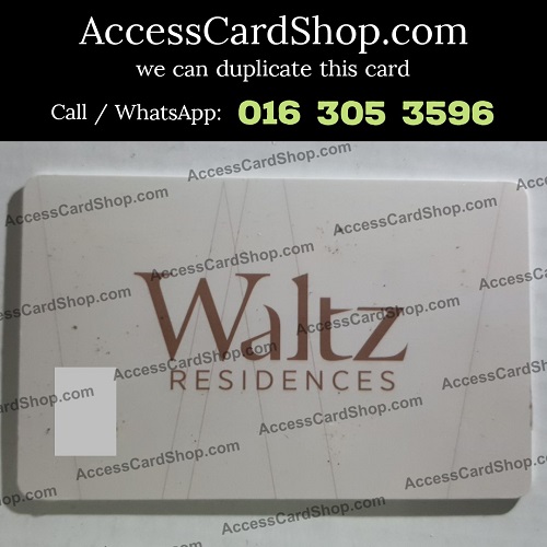 Waltz Residences @ Old Klang Road KL Access Card