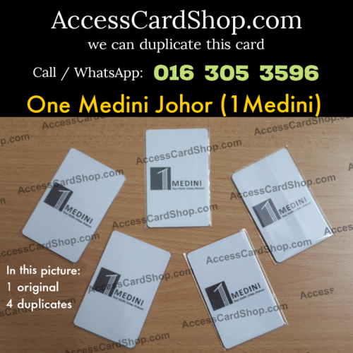 Duplicate 1 Medini / One Medini Johor Lift Lobby Door HID Seos Access Card
