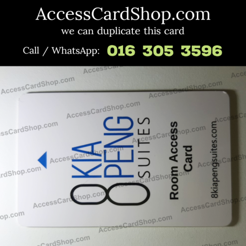 Duplicate 8 Kia Peng Suites KLCC Lift Lobby Door Access Card