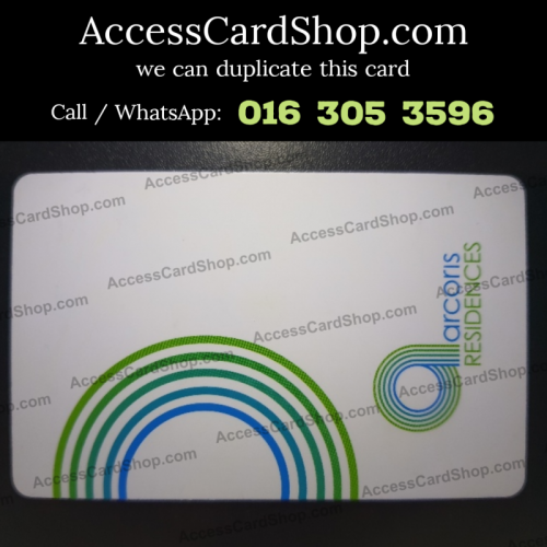 Duplicate Arcoris Residences Mont Kiara Lift Lobby Door Access Card