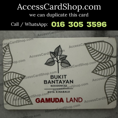 Duplicate Bukit Bantayan Residences Kota Kinabalu Car Parking Lift Lobby Door Access Card