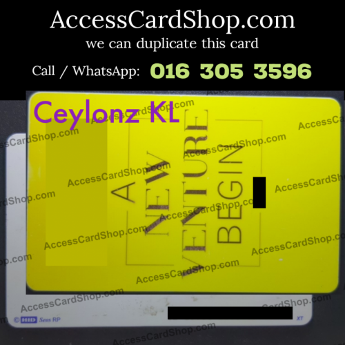 Duplicate Ceylonz Suites KL Lift Lobby Door HID Seos Access Card