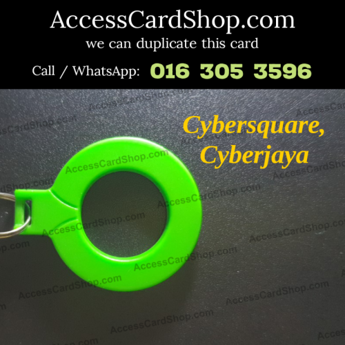 Duplicate Cybersquare Cyberjaya Lift Lobby Door Keychain Tag