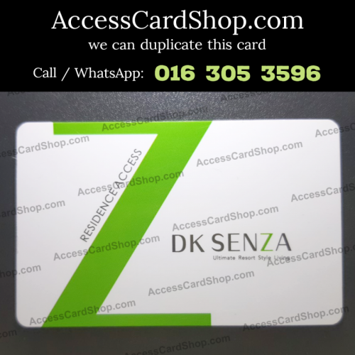 Duplicate DK Senza Residence Bandar Sunway Lift Lobby Door Access Card