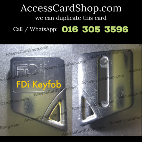 Duplicate FDi Keyfob Lift Lobby Door Keychain Tag