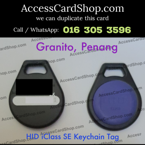Duplicate Granito @ Permai Tanjung Bungah Lift Lobby Door HID iClass SE Keychain Tag