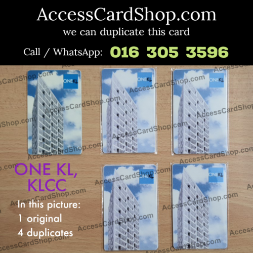 Duplicate One KL Condominium KLCC Lift Lobby Door HID iClass Access Card