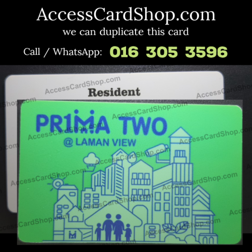 Duplicate PR1MA (Prima) Two @ Laman View Cyberjaya Lift Lobby Door Access Card