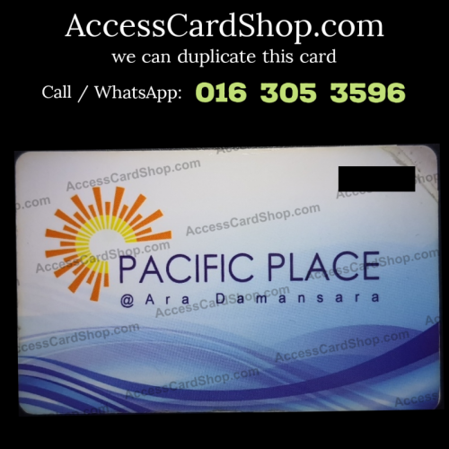 Duplicate Pacific Place Ara Damansara Lift Lobby Door Combo Access Card