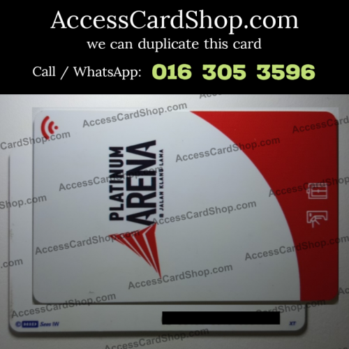 Duplicate Platinum Arena Old Klang Road Lift Lobby Door HID Seos Access Card