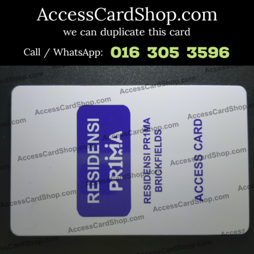 Duplicate Residensi Prima (Pr1ma) Brickfields Car Parking Lift Lobby Door Combo Access Card