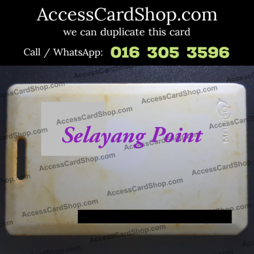 Duplicate Selayang Point Condominium Batu Caves Lift Lobby Door MANGO Access Card