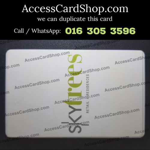 Duplicate SkyTrees Retail Residences Johor Car Parking Lift Lobby Door Combo Access Card
