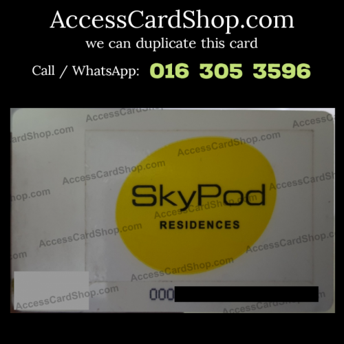 Duplicate Skypod Residence Puchong Lift Lobby Door MANGO Access Card