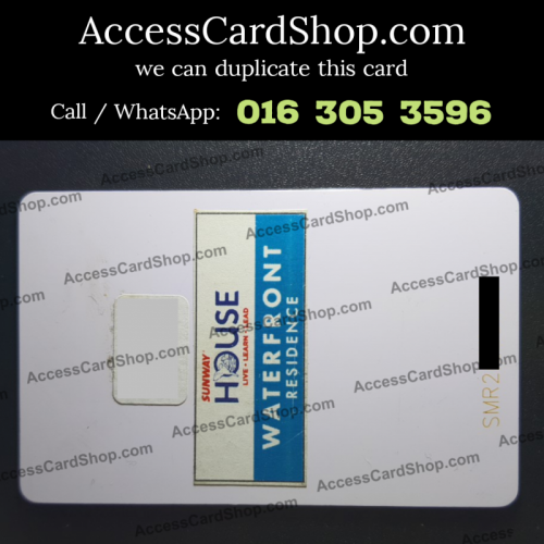 Duplicate Sunway House Waterfront Residences Sunway Lift Lobby Door Access Card