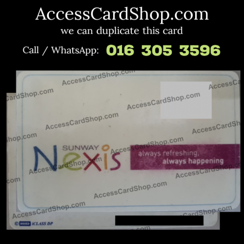Duplicate Sunway Nexis @ Nexis SoHo Kota Damansara Lift Lobby Door HID iClass Access Card