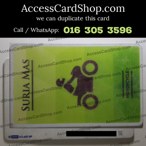 Duplicate SuriaMas Condominium Sunway Motorcycle Parking HID iClass SE Access Card