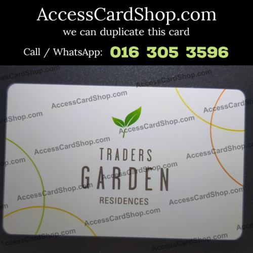 Duplicate TRADERS GARDEN Residence Cheras Lift Lobby Door Access Card