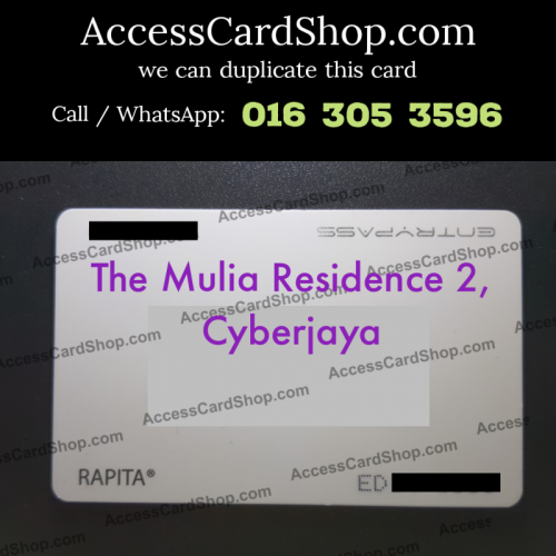 We can duplicate this Access Card! This Access Card is used for car parking barrier gate access. We can help you to duplicate it and confirmed will work. We give you 100% money back guarantee for 1 week. If your card is also the same type, do contact us and we guarantee your card can be duplicated.