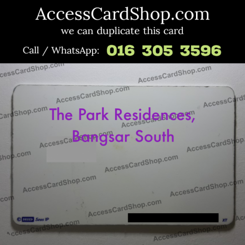 Duplicate The Park Residences Bangsar South Lift Lobby Door HID Seos Access Card
