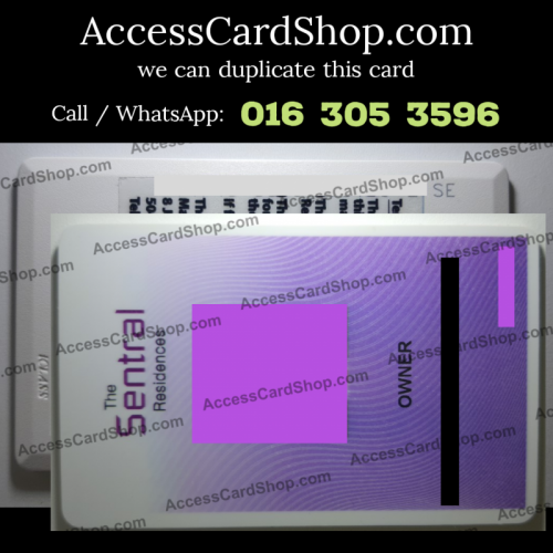 Duplicate The Sentral Residences KL Sentral Lift Lobby Door HID iClass SE Access Card