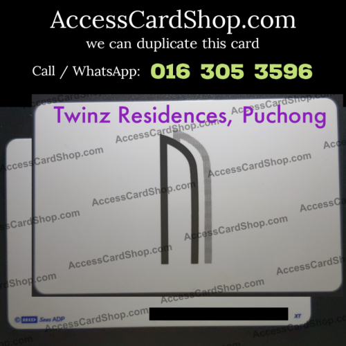 Duplicate Twinz Residences Puchong Jaya Lift Lobby Door HID Seos Access Card