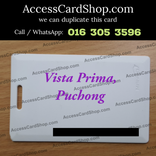 Duplicate Vista Prima Apartment Puchong Lift Lobby Door Access Card