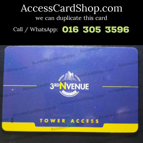 Duplicate 3rdNvenue Ampang Lift Lobby Door Access Card