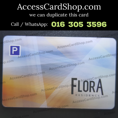 Duplicate Flora Residency Apartment Setapak Lift Lobby Door Access Card