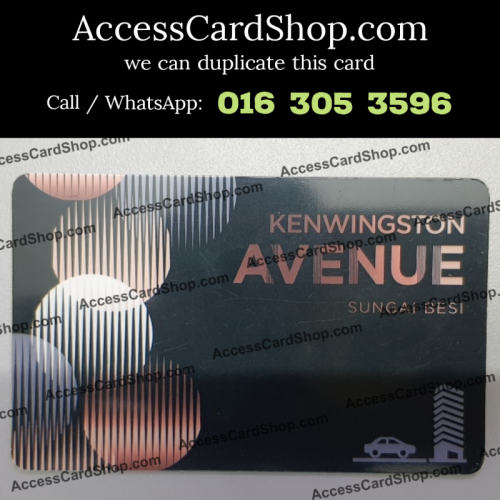 Duplicate Kenwingston Avenue Sungai Besi Car Parking Lift Lobby Door MAG CDUM133L Access Card