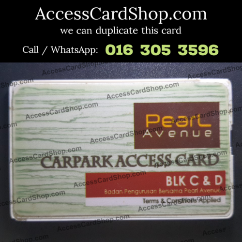 Duplicate Pearl Avenue Condominium Kajang Car Parking Lift Lobby Door Access Card